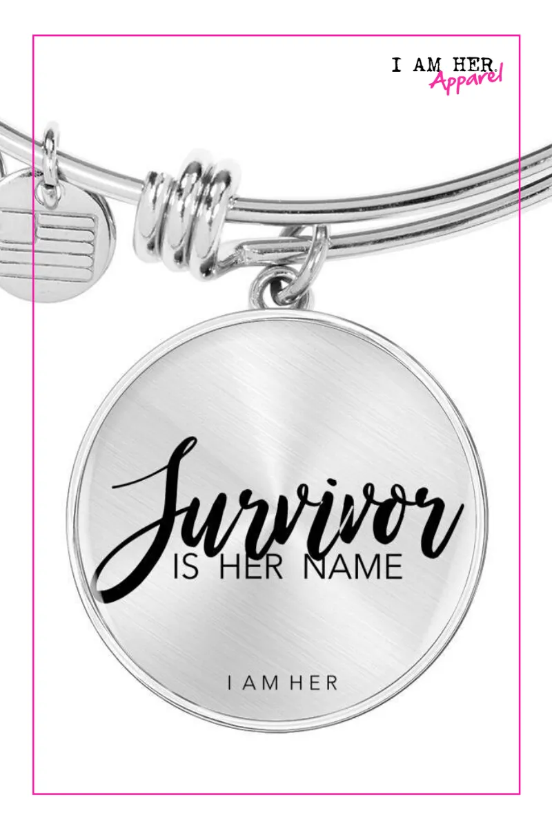 I AM A Survivor - Women's Bangle Bracelet