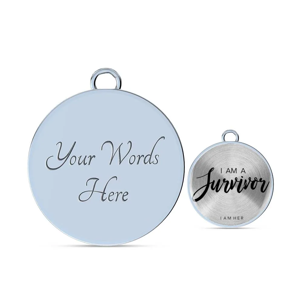I AM A Survivor - Women's Bangle Bracelet