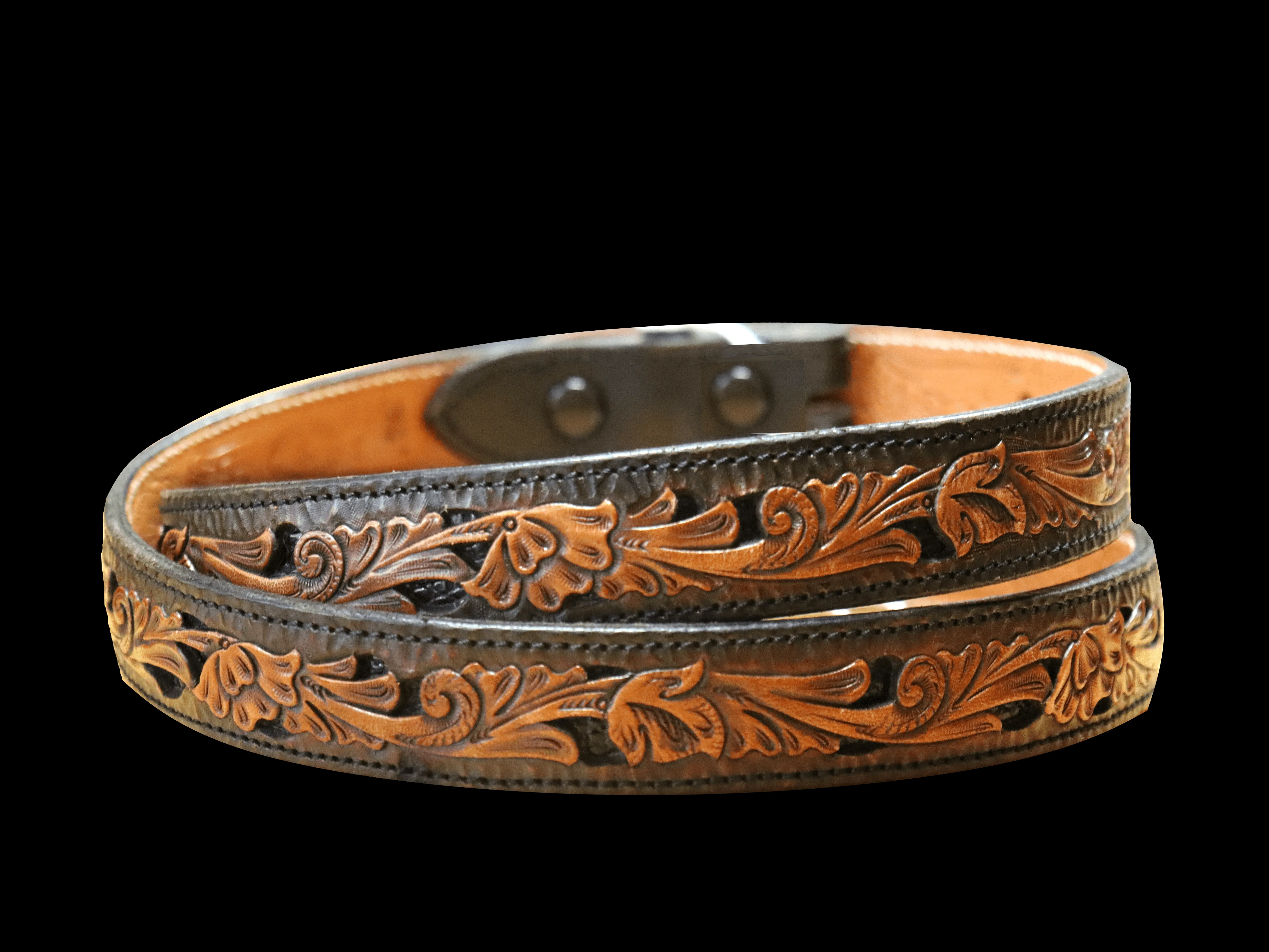 In Stock Hand Tooled 1" Belt (In Stock) Size 36"