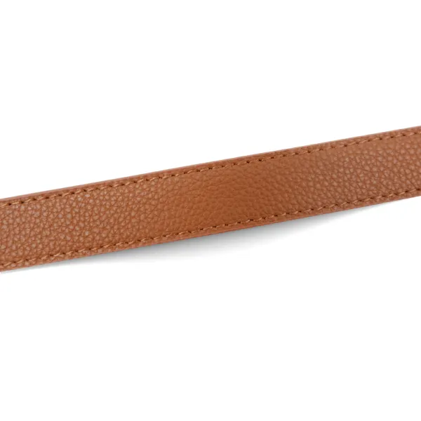 INDIGO - Women's Tan Genuine Leather Knot Waist Belt