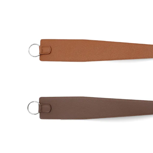 INDIGO - Women's Tan Genuine Leather Knot Waist Belt