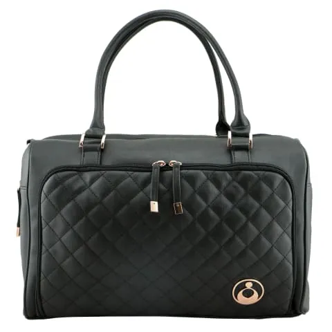 Isoki Double Zip Satchel Ebony