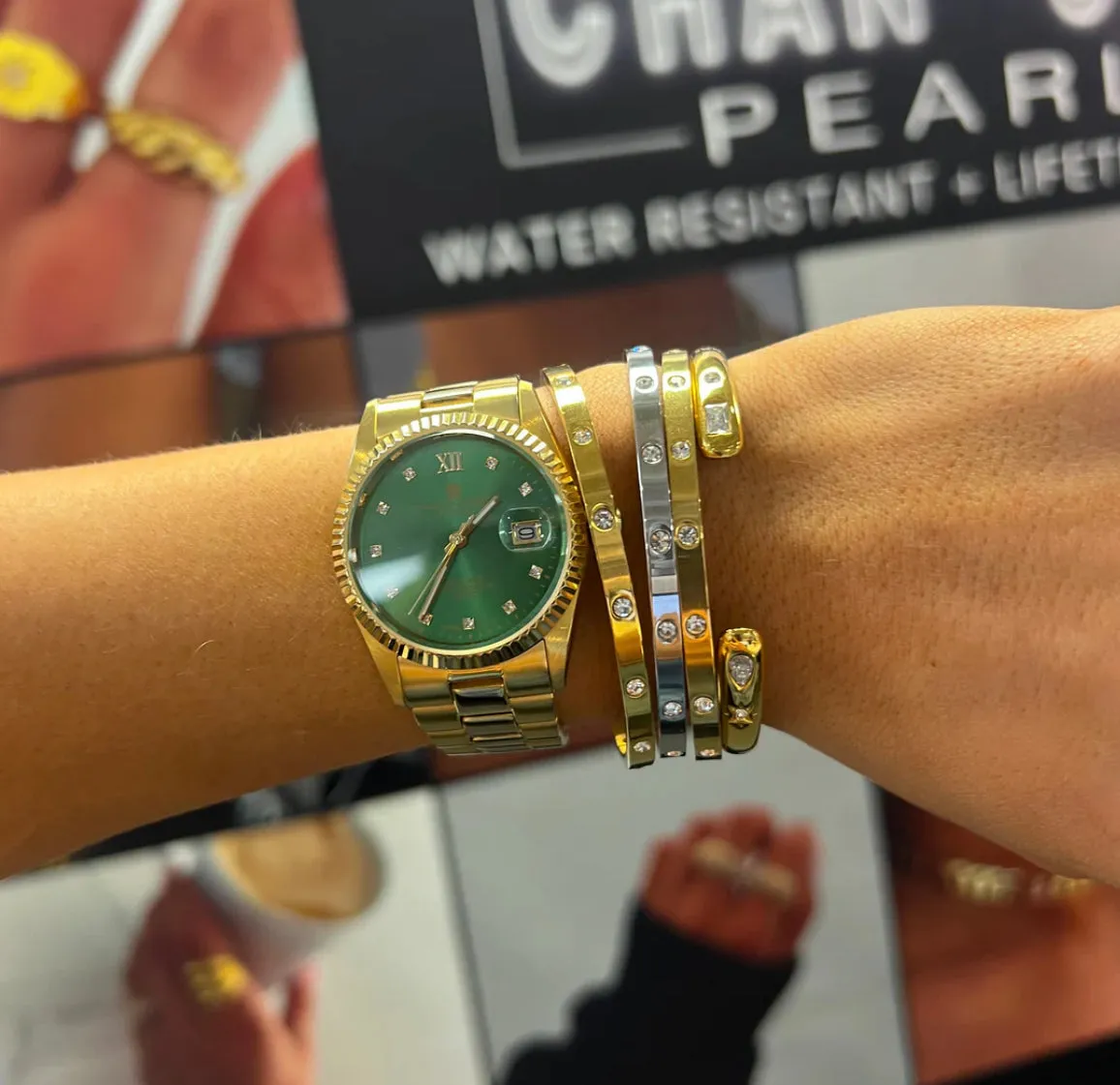 It Girl Diamond Bangle