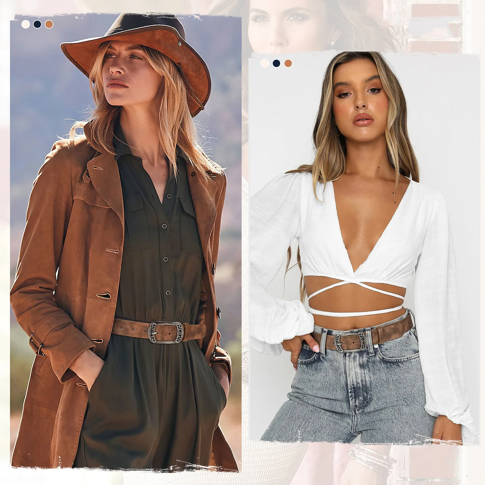 JASGOOD 1 Pack Vintage Snake Pattern Design Faux Leather Zinc Alloy Pin Buckle Women Belt For Jeans