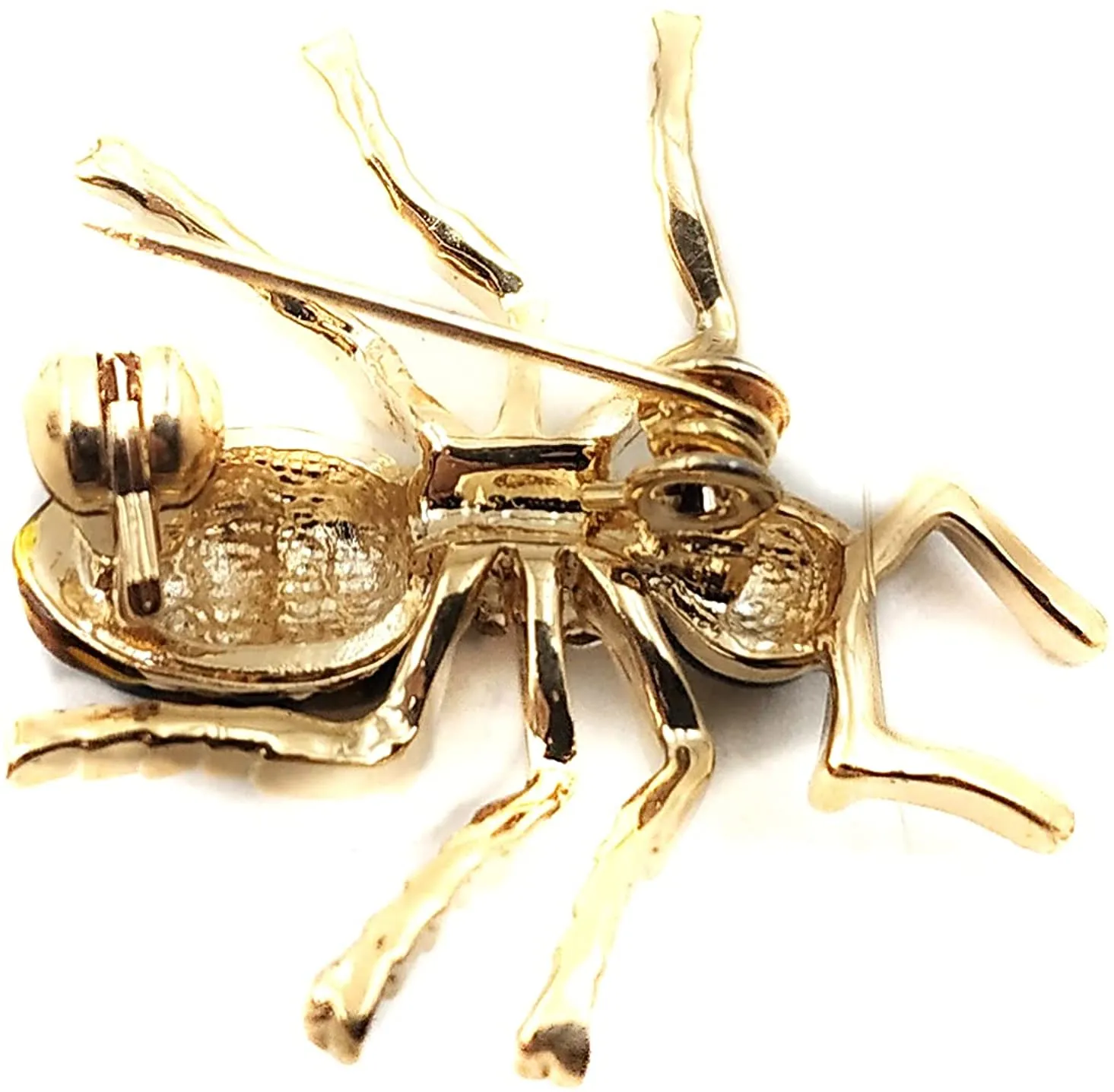 Jewelblings Cute Insect Jewelry Crystal and Enamel Ant Brooches Pins for Unisex Accessory