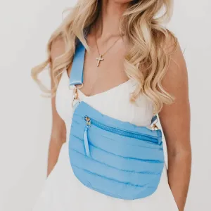 Jolie Puffer Belt Bag | Carolina Blue