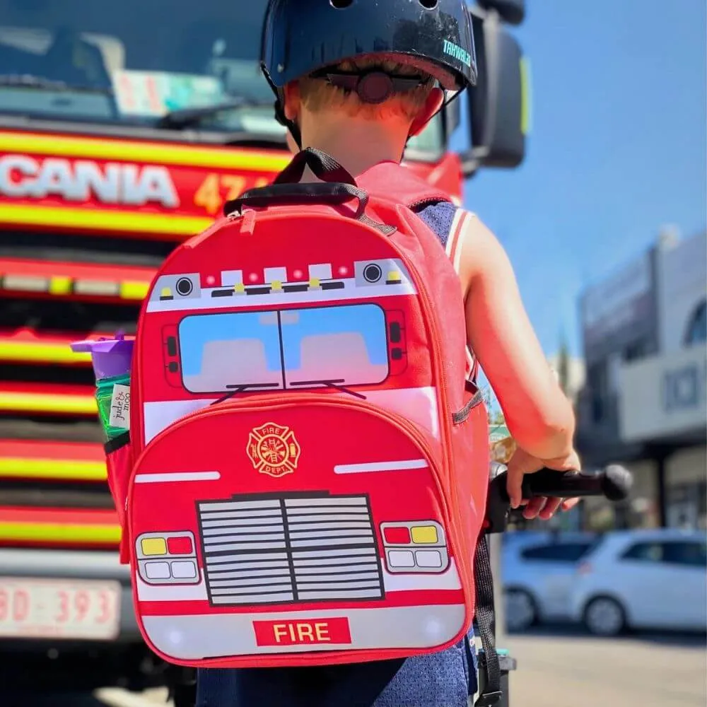 Jude & Moo Fire Truck Backpack