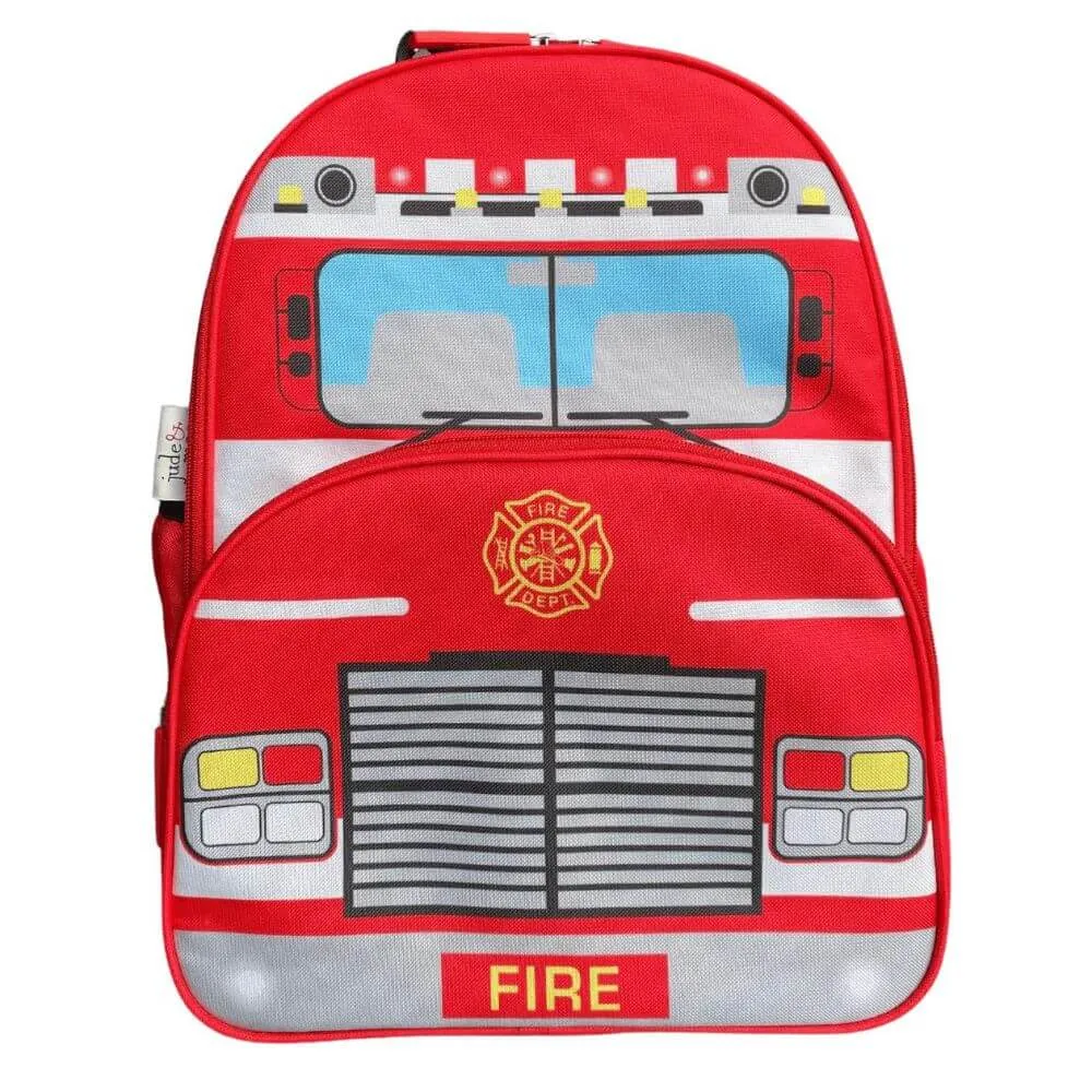 Jude & Moo Fire Truck Backpack