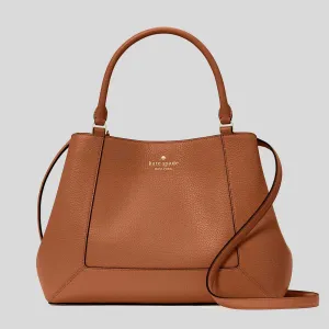 KATE SPADE Lena Medium Satchel Warm Gingerbread RB-KH434