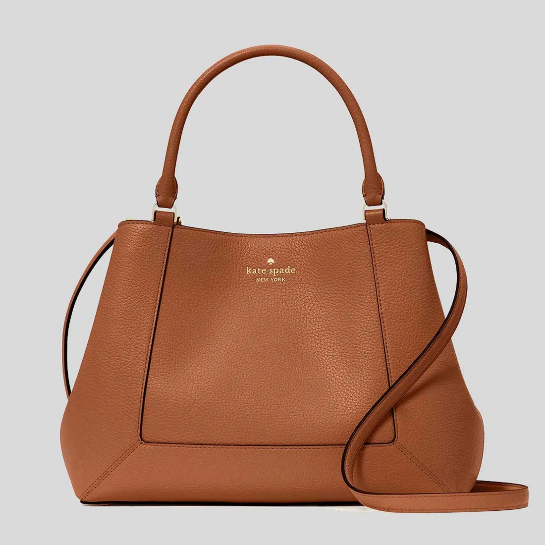 KATE SPADE Lena Medium Satchel Warm Gingerbread RB-KH434