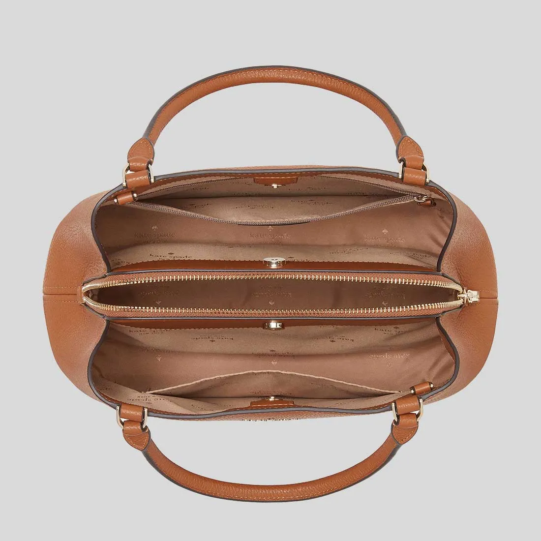 KATE SPADE Lena Medium Satchel Warm Gingerbread RB-KH434
