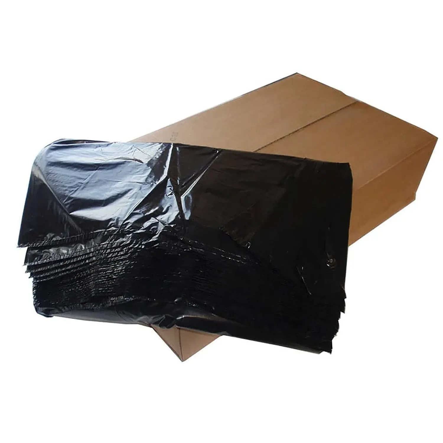 KleenMe Refuse Sacks | Black | Flat Pack | High Density | Pack of 200