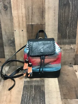 Kourtney Aztec Design Backpack Purse