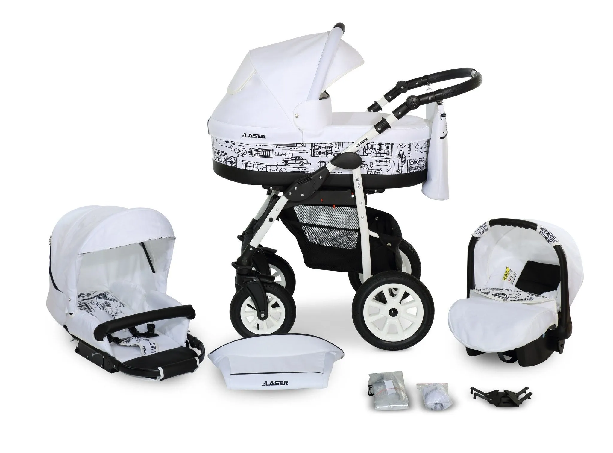 Laser Casual Stroller 3 in 1