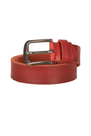 Leather Menswear Belt (Brown)