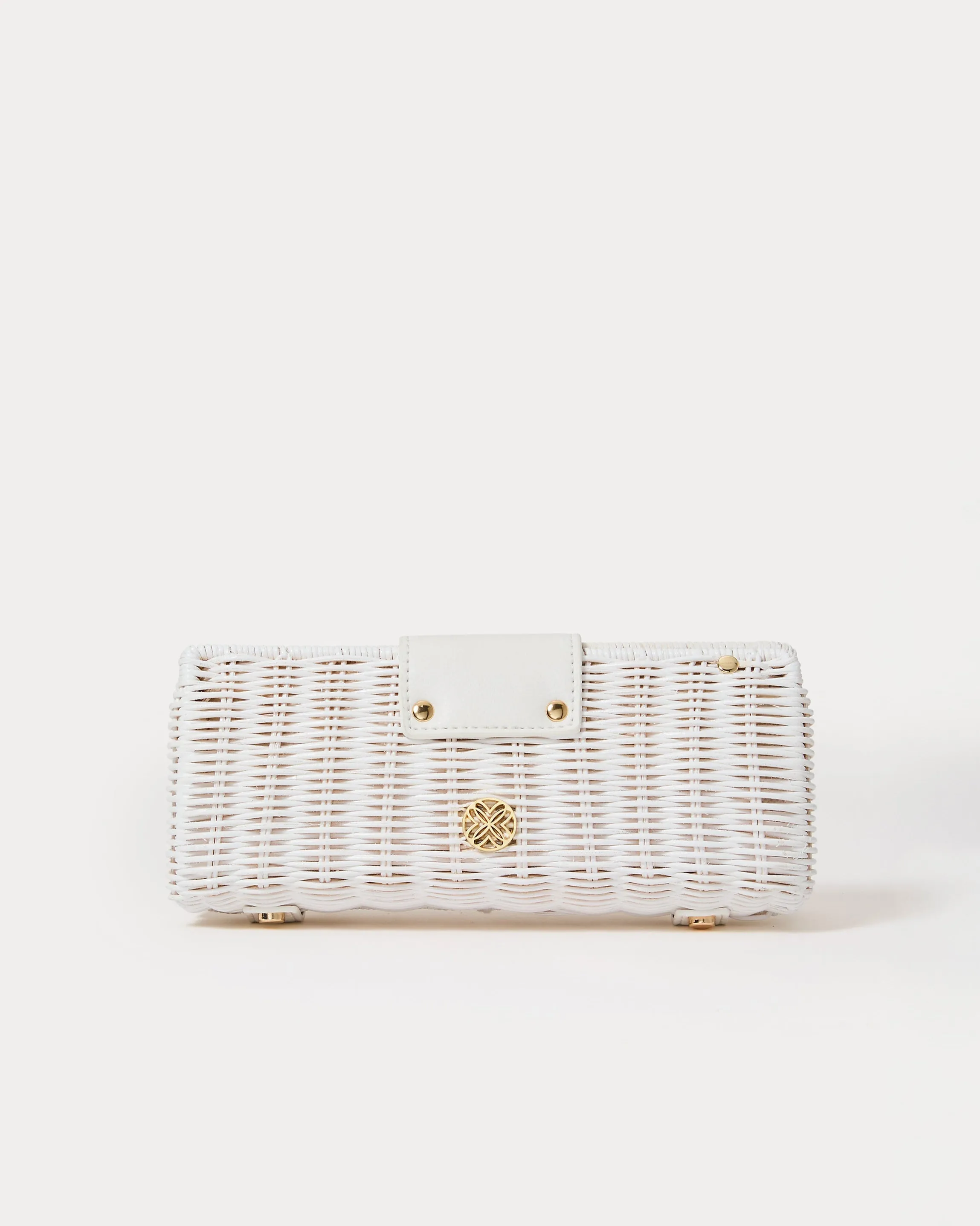 Leena Wicker Clutch