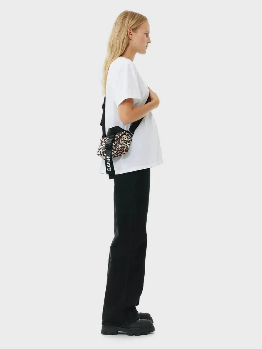 Leopard Tech Mini Satchel Bag