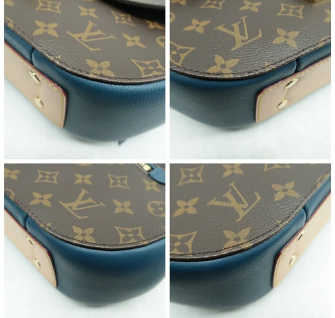 Louis Vuitton Eden Brown Monogram Canvas Satchel Bag
