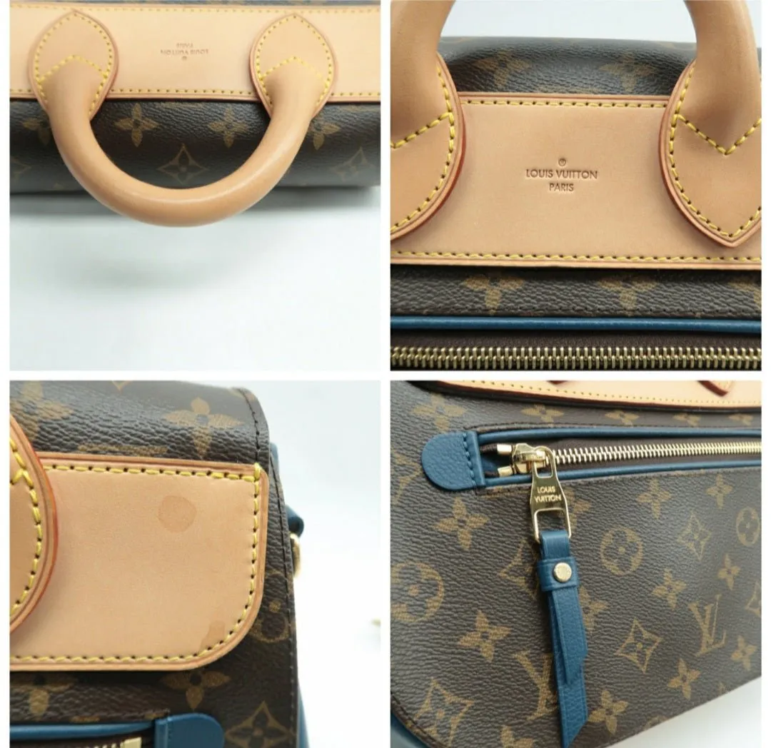 Louis Vuitton Eden Brown Monogram Canvas Satchel Bag
