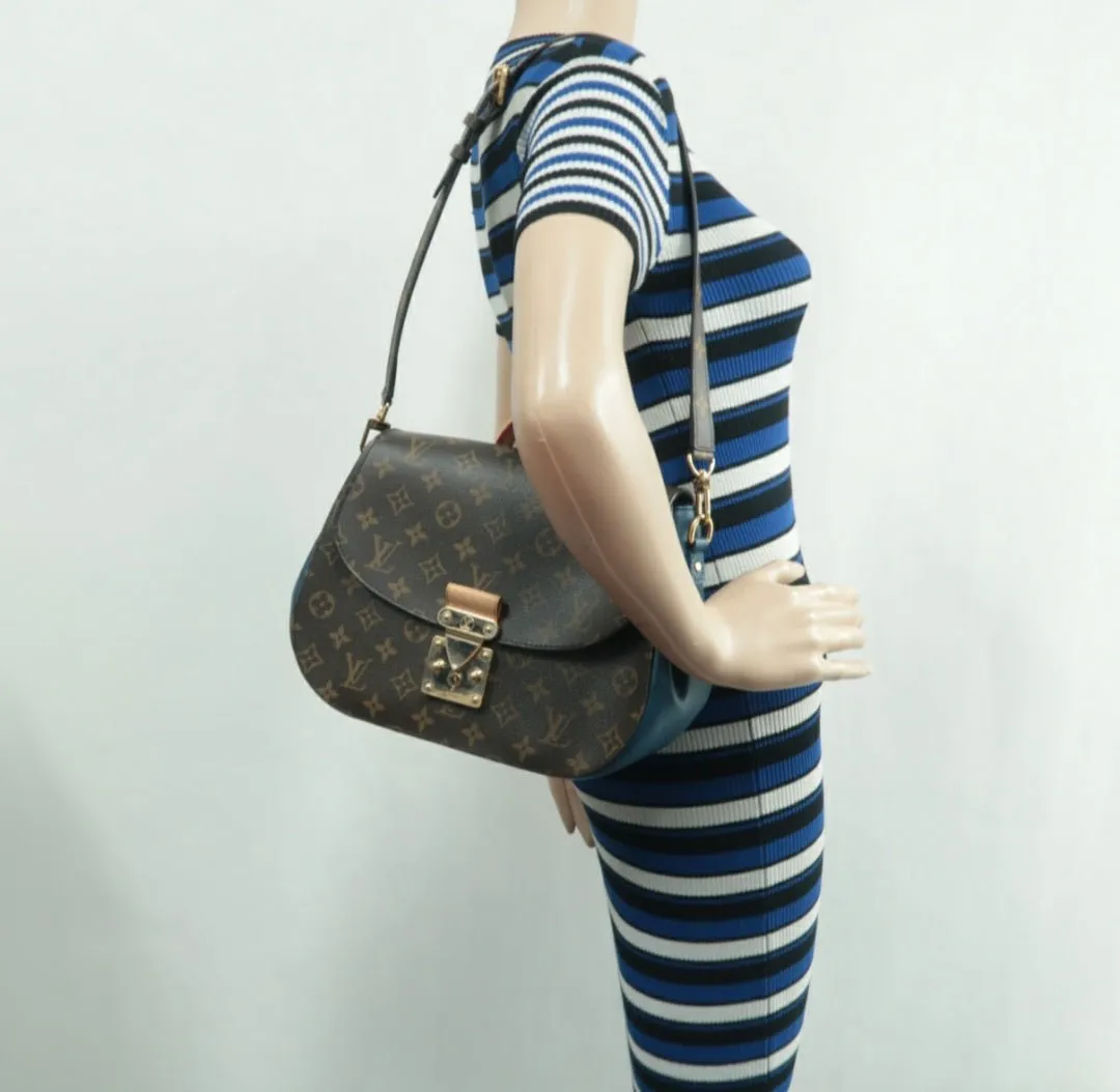 Louis Vuitton Eden Brown Monogram Canvas Satchel Bag