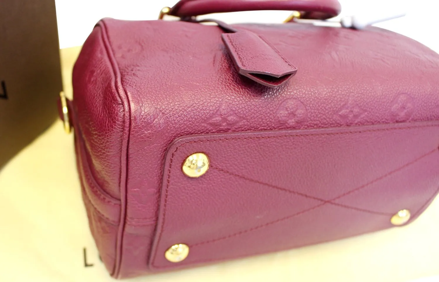 Louis Vuitton Empreinte Leather Speedy Bandouliere 25 Shoulder Bag