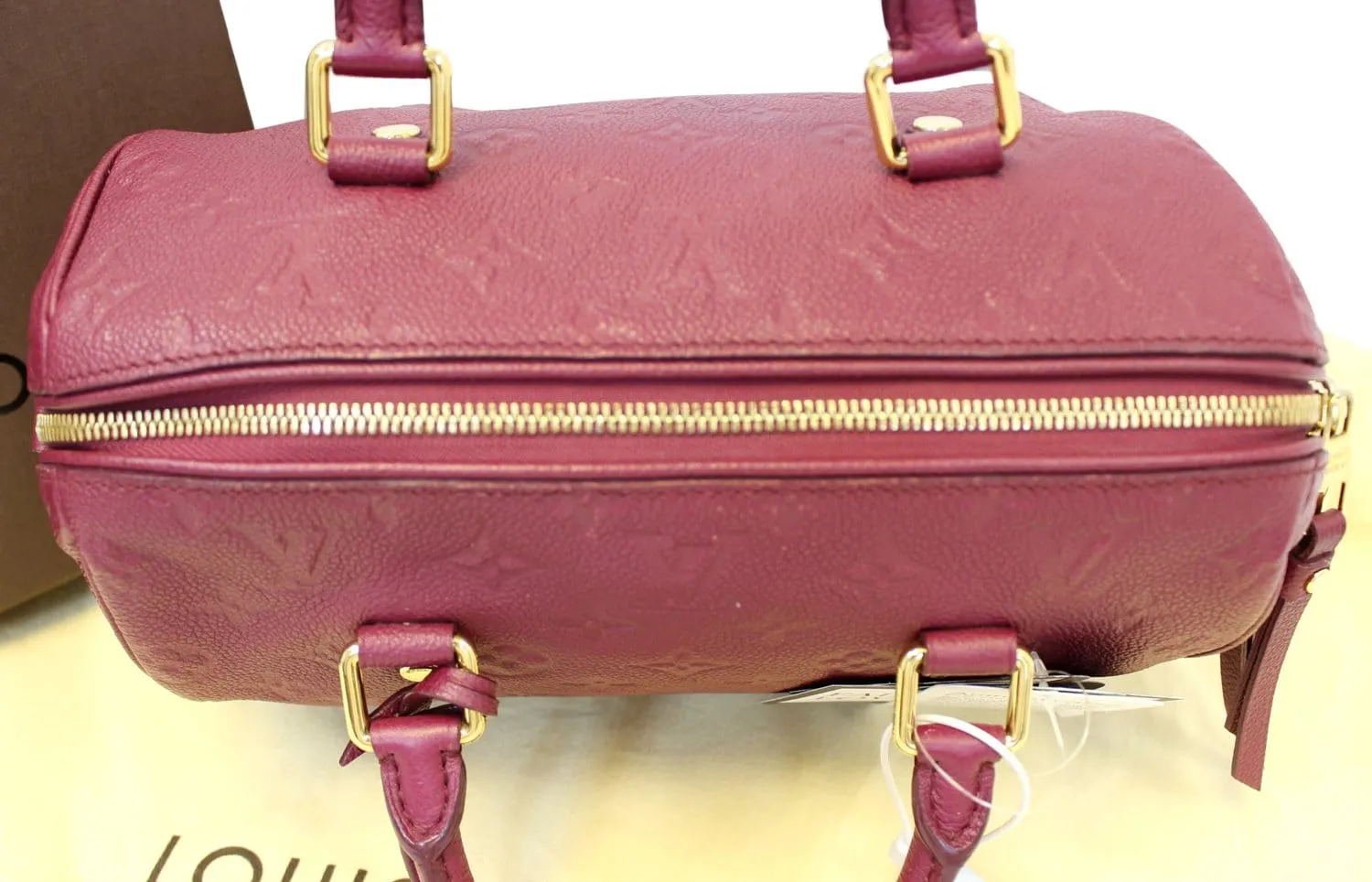 Louis Vuitton Empreinte Leather Speedy Bandouliere 25 Shoulder Bag