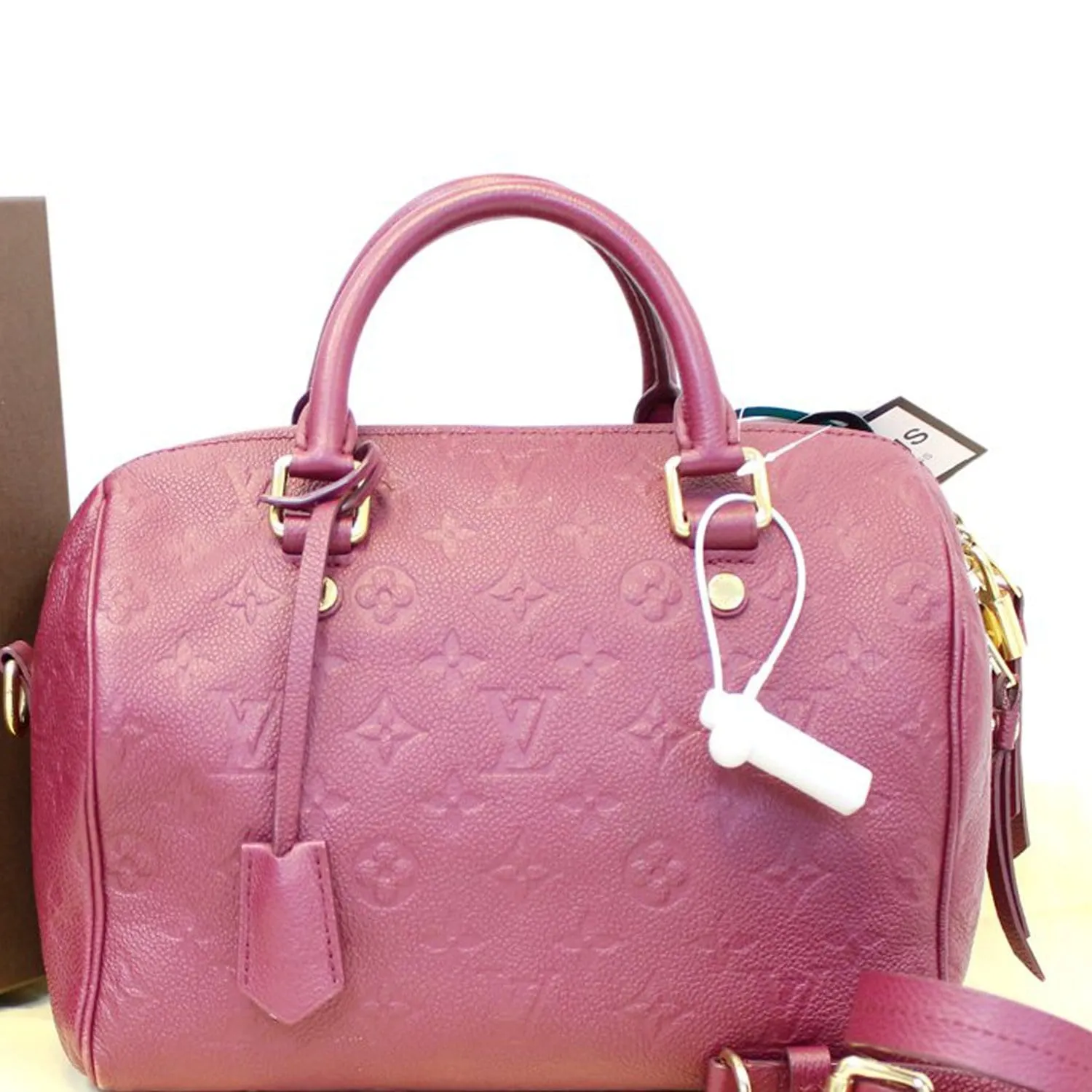 Louis Vuitton Empreinte Leather Speedy Bandouliere 25 Shoulder Bag