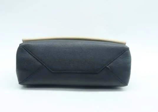 Louis Vuitton Lock me Black&Beige Leather Satchel Bag