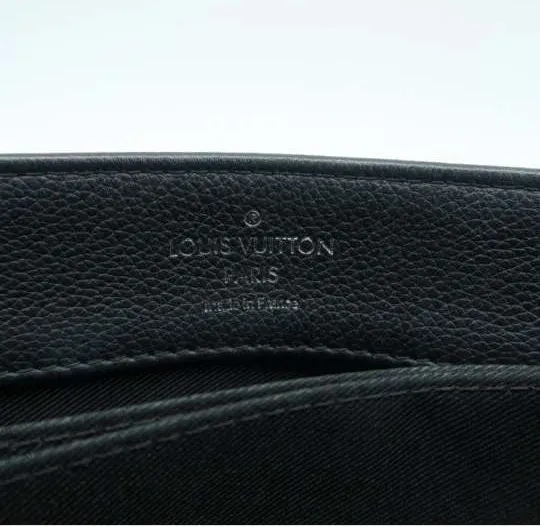 Louis Vuitton Lock me Black&Beige Leather Satchel Bag