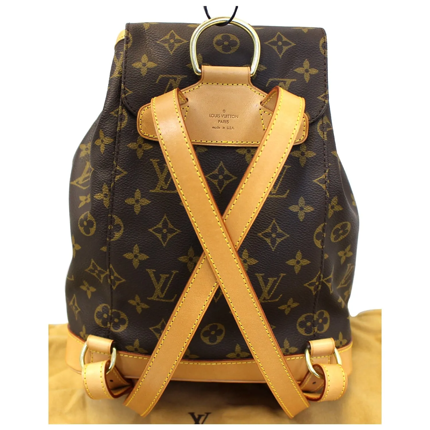 LOUIS VUITTON Mini Montsouris Monogram Canvas Backpack Bag