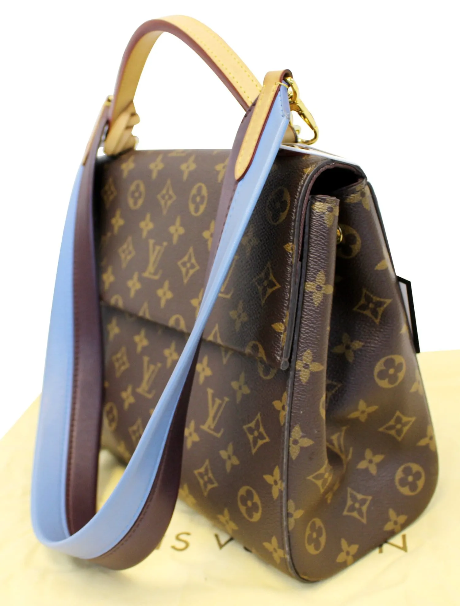 LOUIS VUITTON Monogram Canvas Cluny MM Shoulder Bag