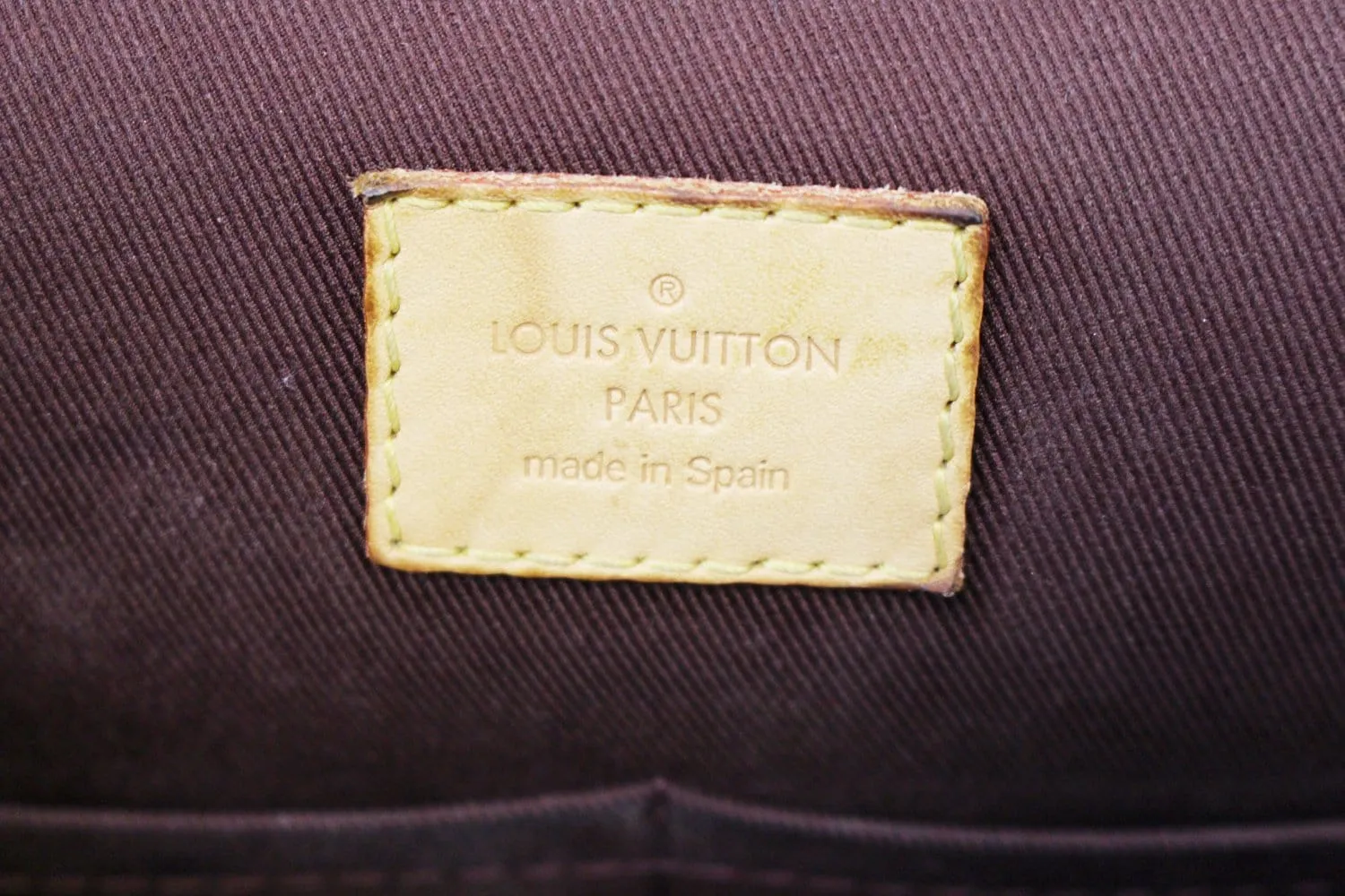 LOUIS VUITTON Monogram Canvas Cluny MM Shoulder Bag