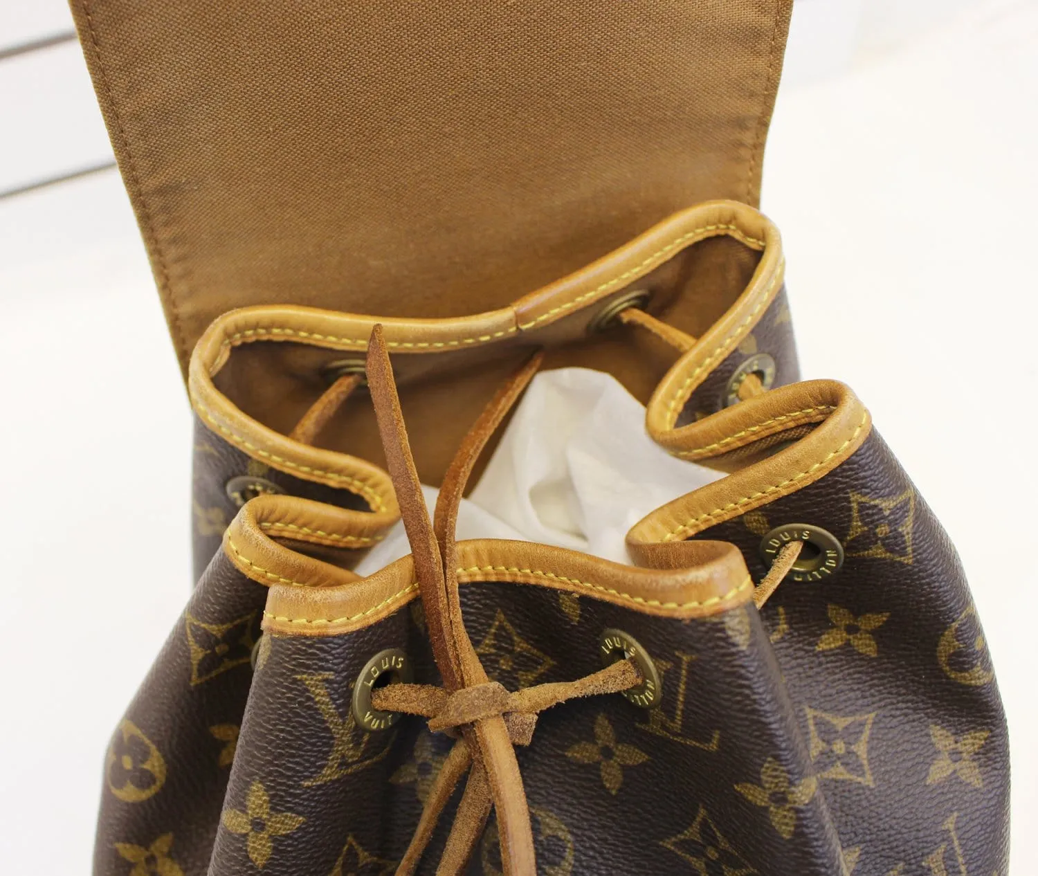 LOUIS VUITTON Monogram Canvas Montsouris MM Backpack Bag