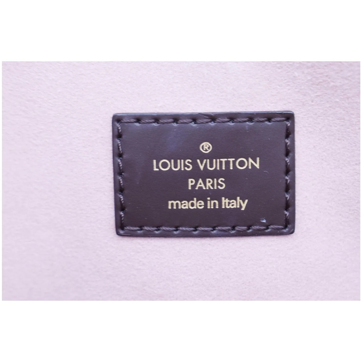 LOUIS VUITTON Normandy Damier Ebene Shoulder Bag Brown/Magnolia