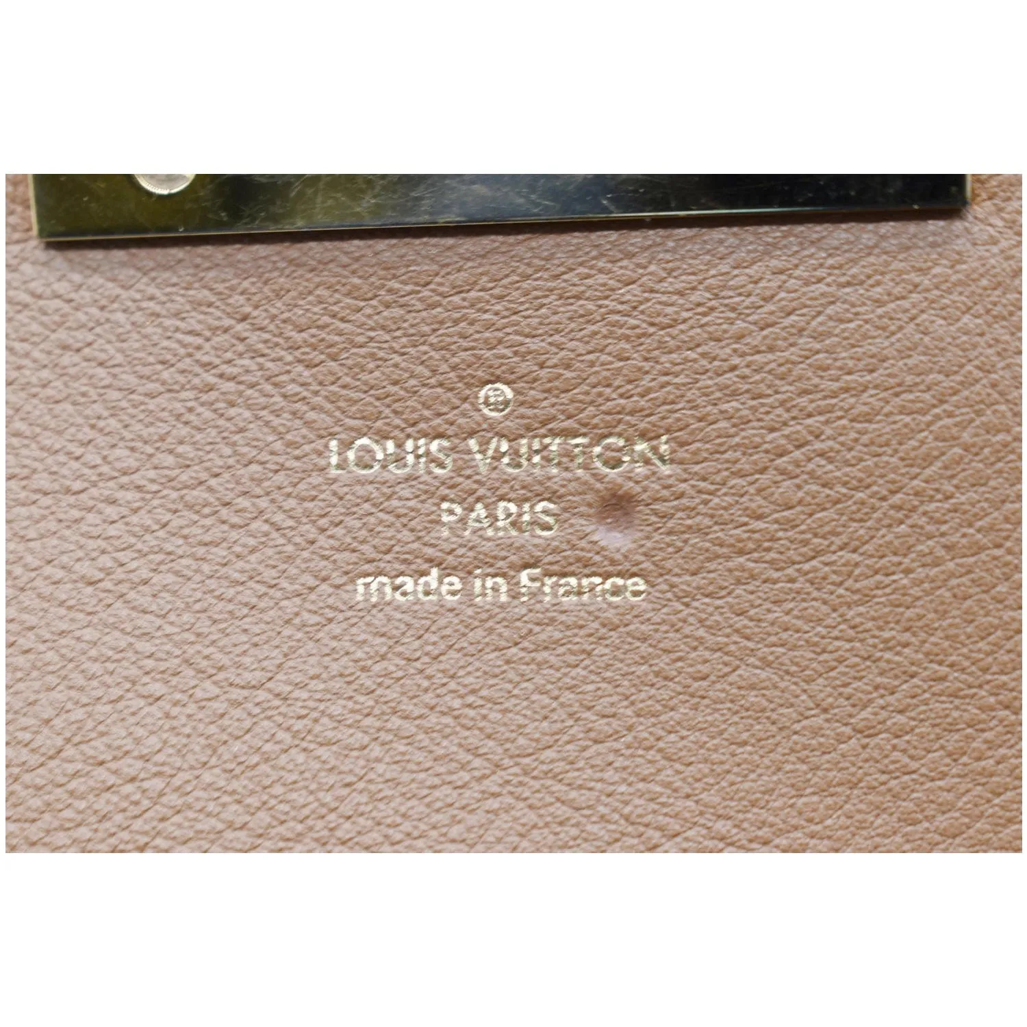 LOUIS VUITTON Olympe Monogram Canvas Satchel Shoulder Bag Brown