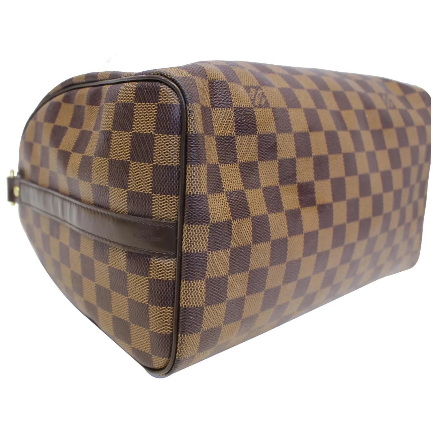 LOUIS VUITTON Speedy 30 Bandouliere Damier Ebene Shoulder Bag Brown