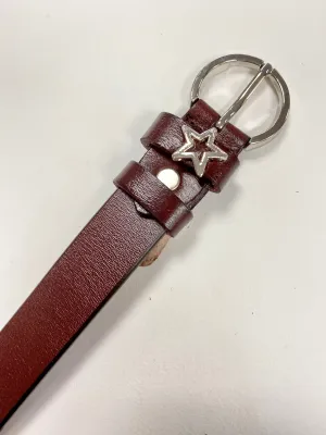Luella Star Belt in Maroon