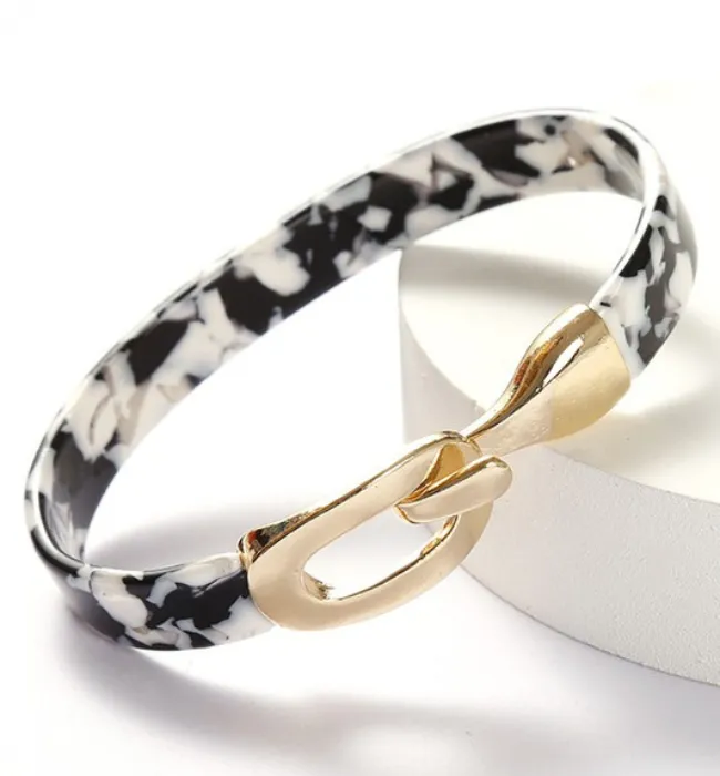 Marbled Link Bangle