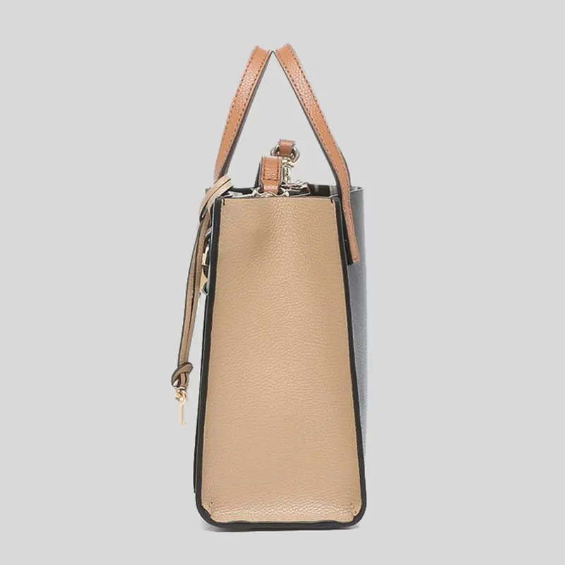 Marc Jacobs Mini Grind Satchel Tote Bag Smoked Almond Multi RS-M0016132
