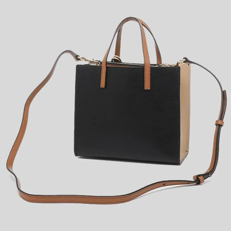 Marc Jacobs Mini Grind Satchel Tote Bag Smoked Almond Multi RS-M0016132