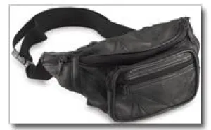 Maxam LUWAIST Italian Stone Design Genuine Lambskin Leather Belt Bag Free Shipping