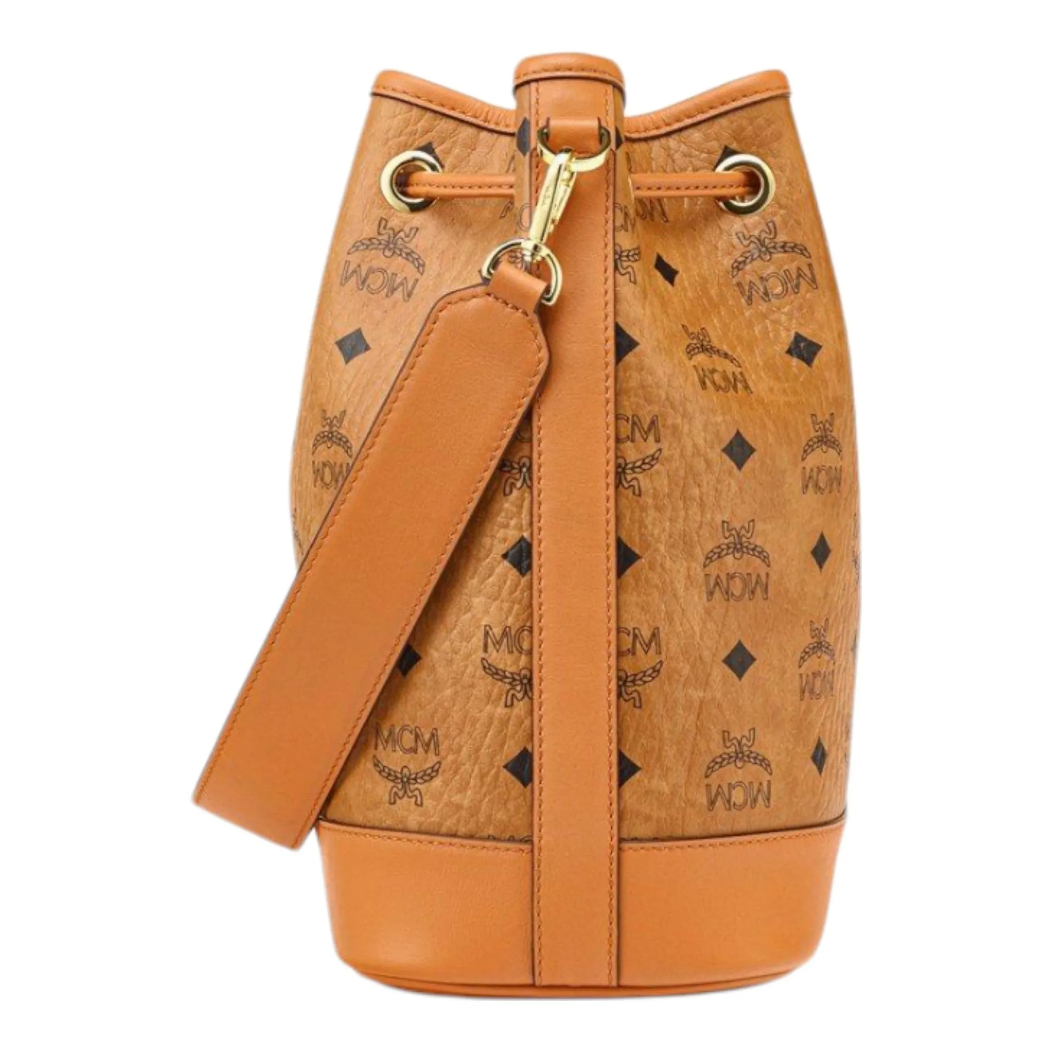 MCM Dessau Drawstring Bag in Visetos