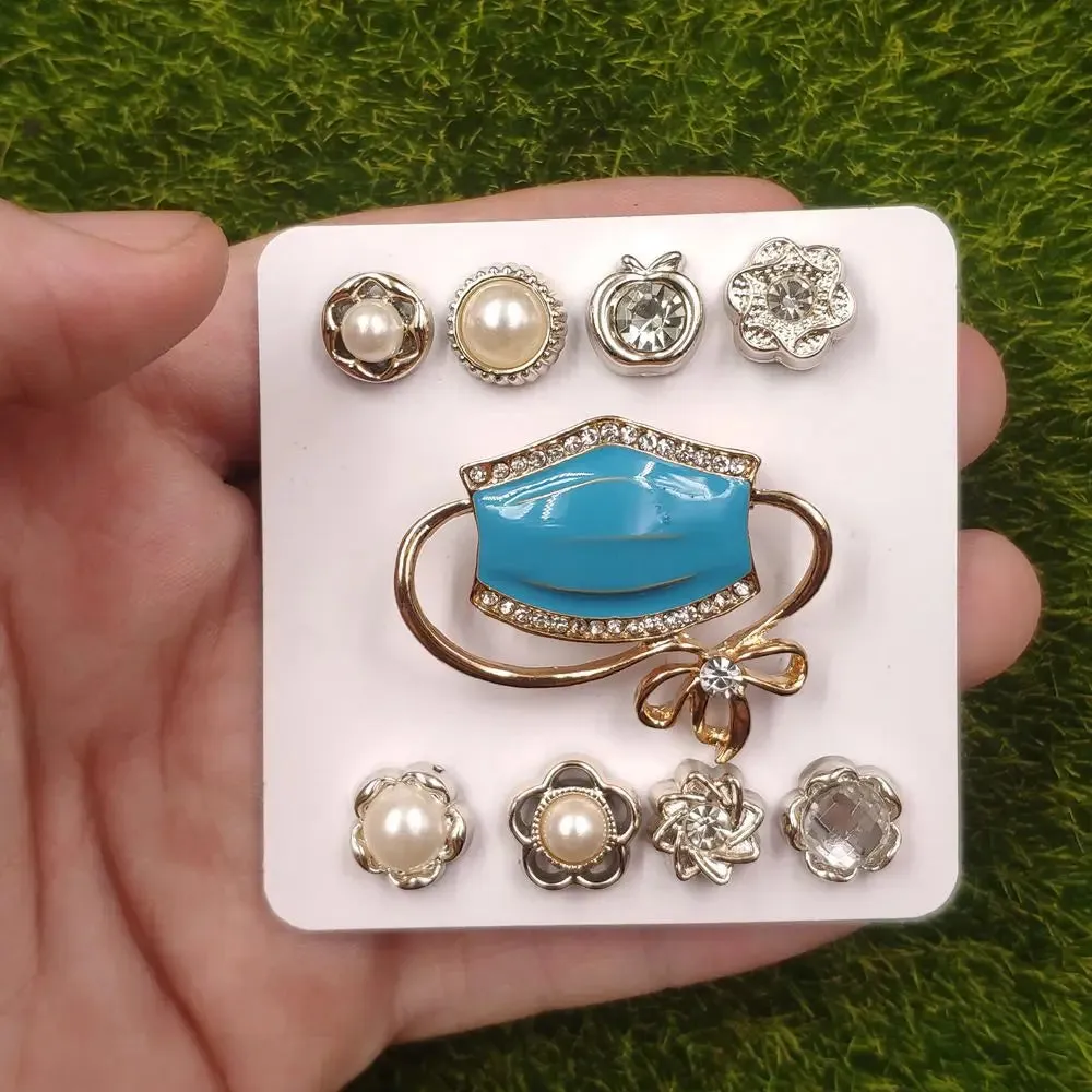 Medical Mask Brooch Gift Set