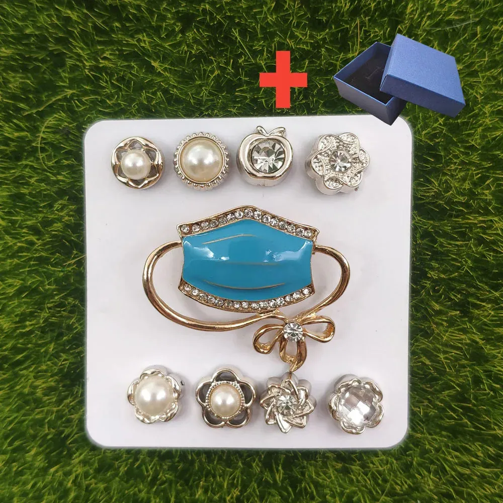 Medical Mask Brooch Gift Set
