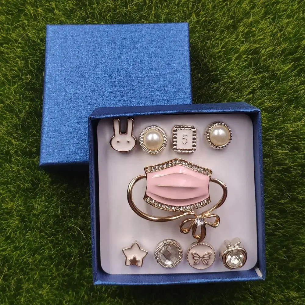 Medical Mask Brooch Gift Set