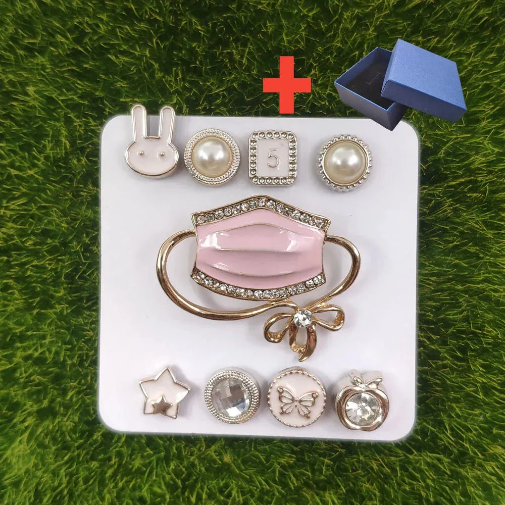 Medical Mask Brooch Gift Set