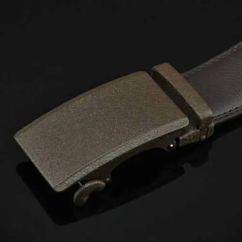 Men Automatic Buckle Leather Tactical Belts Business Alloy buckle Belts Waistband