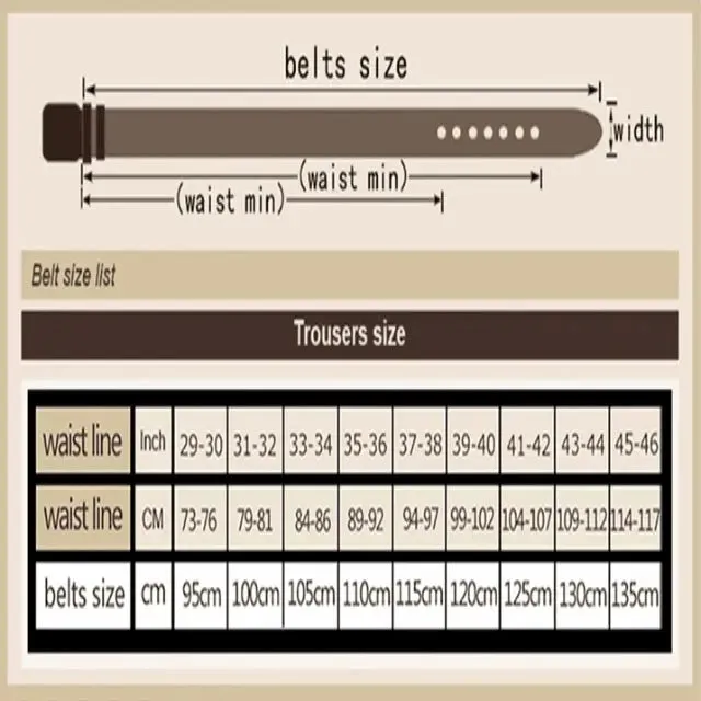 Men's fashionable belts with a classic design