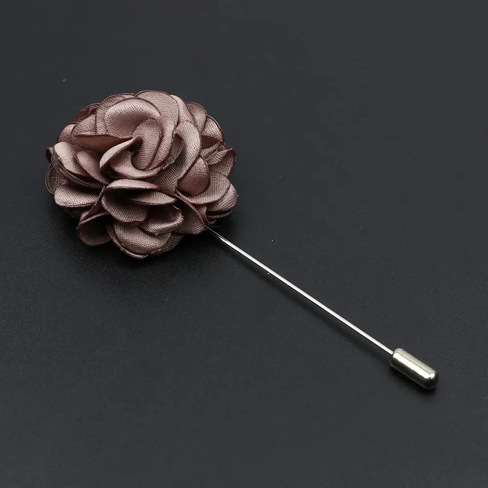 Men's Handmade Brooches Floral Brooch Pin Suit Shirt Corsage Collar