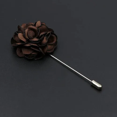Men's Handmade Brooches Floral Brooch Pin Suit Shirt Corsage Collar